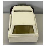 1969 REDLINE Hot Wheels "Power Pad" Transparent Dark Plum With Button Really Nice Condition