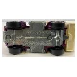 1969 REDLINE Hot Wheels "Power Pad" Transparent Dark Plum With Button Really Nice Condition