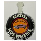 1969 REDLINE Hot Wheels "King Cuda" Transparent Blue With Button Very Nice Condition