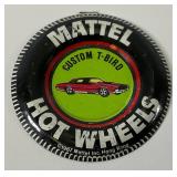 1967 REDLINE Hot Wheels "Custom T-Bird" Transparent Aqua With Button Nice Condition(Button Tab Missing)