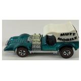 1970 REDLINE Hot Wheels "Mutt Mobile" Transparent Aqua Super Nice Condition