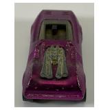 1969 REDLINE Hot Wheels "Peeping Bomb" Transparent Purple With Button Nice Condition