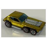1971 REDLINE Hot Wheels "Open Fire" Transparent Yellow Super Nice Condition
