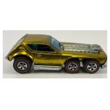 1971 REDLINE Hot Wheels "Open Fire" Transparent Yellow Super Nice Condition