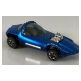 1967 REDLINE Hot Wheels "Silhouette" Transparent Blue Nice Condition