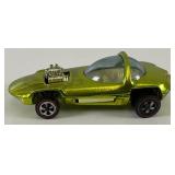 1967 REDLINE Hot Wheels "Silhouette" Transparent Apple Green Nice Condition