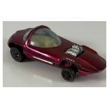 1967 REDLINE Hot Wheels "Silhouette" Transparent Deep Red Nice Condition