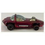 1967 REDLINE Hot Wheels "Silhouette" Transparent Deep Red Nice Condition