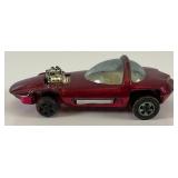 1967 REDLINE Hot Wheels "Silhouette" Transparent Deep Red Nice Condition