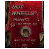 1967 REDLINE Hot Wheels "Silhouette" Transparent Deep Red Nice Condition