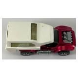 1969 REDLINE Hot Wheels "Power Pad" Transparent Red Really Nice Condition