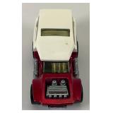 1969 REDLINE Hot Wheels "Power Pad" Transparent Red Really Nice Condition