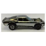 1969 REDLINE Hot Wheels Chrome "Boss Hoss" Mustang Nice Condition