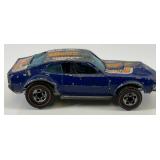 1969 REDLINE Hot Wheels "Mighty Maverick" With Button Custom Blue Fair Condition