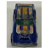 1969 REDLINE Hot Wheels "Mighty Maverick" With Button Custom Blue Fair Condition