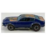 1969 REDLINE Hot Wheels "Mighty Maverick" With Button Custom Blue Fair Condition