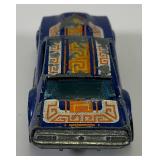 1969 REDLINE Hot Wheels "Mighty Maverick" With Button Custom Blue Fair Condition