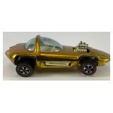 1967 REDLINE Hot Wheels "Silhouette" Transparent Gold Nice Condition