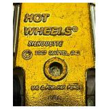 1967 REDLINE Hot Wheels "Silhouette" Transparent Gold Nice Condition