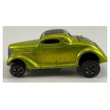1968 REDLINE Hot Wheels "Classic 36 Ford Coupe" Transparent Apple Green Nice Condition