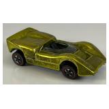 1968 REDLINE Hot Wheels "Mclaren M6A" Transparent Apple Green Nice Condition