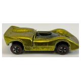 1968 REDLINE Hot Wheels "Mclaren M6A" Transparent Apple Green Nice Condition