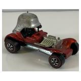 1969 REDLINE Hot Wheels "Red Barron"  Transparent Red Nice Condition