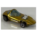 1967 REDLINE Hot Wheels "Silhouette" Transparent Gold Nice Condition