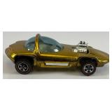 1967 REDLINE Hot Wheels "Silhouette" Transparent Gold Nice Condition