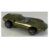 1968 REDLINE Hot Wheels "Turbofire" Transparent Lime Green Nice Condition