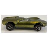 1968 REDLINE Hot Wheels "Turbofire" Transparent Lime Green Nice Condition