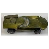 1968 REDLINE Hot Wheels "Turbofire" Transparent Lime Green Nice Condition
