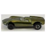 1968 REDLINE Hot Wheels "Turbofire" Transparent Lime Green Nice Condition