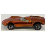 1968 REDLINE Hot Wheels "Turbofire" Transparent Orange Nice Condition