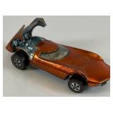 1968 REDLINE Hot Wheels "Turbofire" Transparent Orange Nice Condition