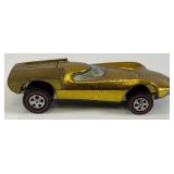1968 REDLINE Hot Wheels "Turbofire" Transparent Gold Nice Condition