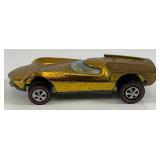 1968 REDLINE Hot Wheels "Turbofire" Transparent Gold Nice Condition