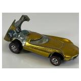 1968 REDLINE Hot Wheels "Turbofire" Transparent Gold Nice Condition