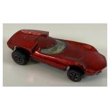 1968 REDLINE Hot Wheels "Turbofire" Transparent Red Nice Condition