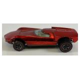 1968 REDLINE Hot Wheels "Turbofire" Transparent Red Nice Condition