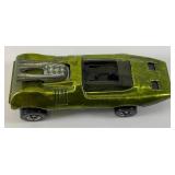 1969 REDLINE Hot Wheels "Peeping Bomb" Transparent Lime Green Very Nice Condition