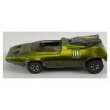 1969 REDLINE Hot Wheels "Peeping Bomb" Transparent Lime Green Very Nice Condition