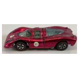 1969 REDLINE Hot Wheels "Porshe 917" Transparent Magenta Really Nice Condition