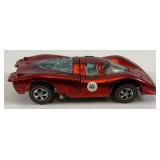 1969 REDLINE Hot Wheels "Porshe 917" Transparent Red Really Nice Condition