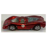 1969 REDLINE Hot Wheels "Porshe 917" Transparent Red Really Nice Condition
