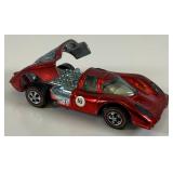 1969 REDLINE Hot Wheels "Porshe 917" Transparent Red Really Nice Condition