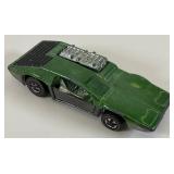 1970 REDLINE Hot Wheels "Side Kick"  Transparent Lime Green Nice Condition