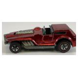 1970 REDLINE Hot Wheels "The Hood" Transparent Red Really Nice Condition