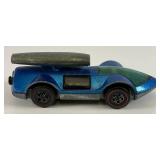 1970 REDLINE Hot Wheels "Rocket-Bye-Baby" Transparent Blue Nice Condition