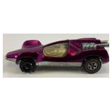 1969 REDLINE Hot Wheels "Mantis" Transparent Purple Super Nice Condition (Needs Front Drivers Saide Tire Cover)(